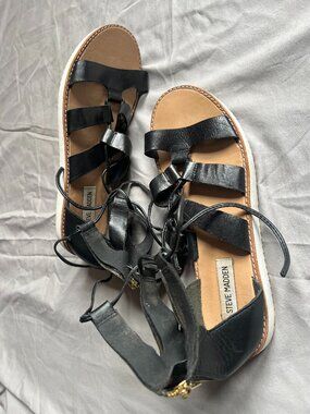 Steve Madden Marvell Lace-up Gladiator Sandals